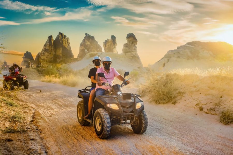 Desert Safari With BBQ Dinner Quad Bike And Camel Ride From Dubai